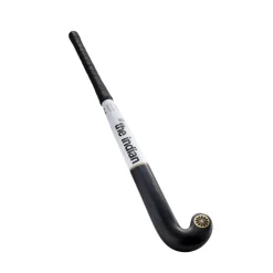 Hockeystick-The Indian Maharadja Gold 95 Low Bow hockeystick black white gold foil