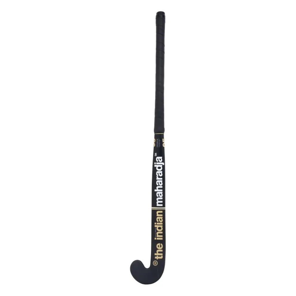 Hockeystick-The Indian Maharadja Gold 95 Pro Bow hockeystick black gold
