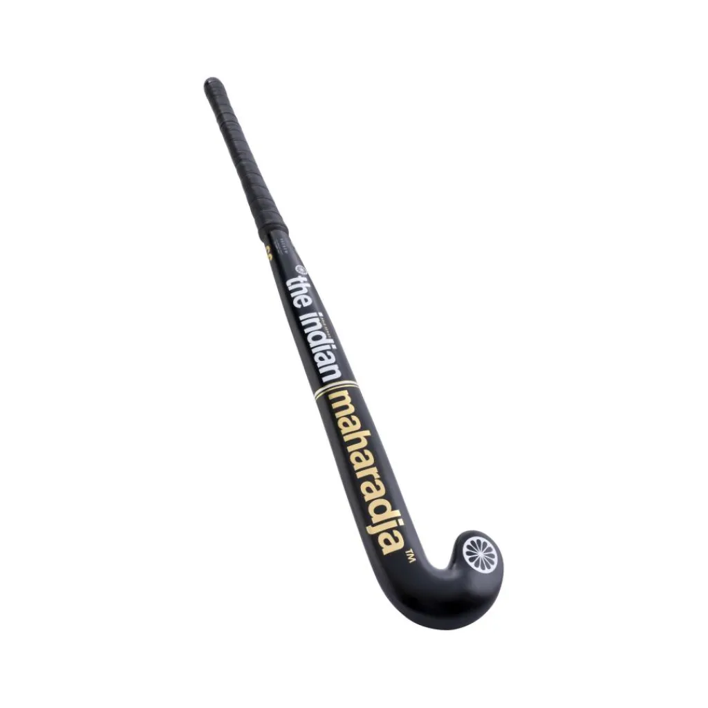 Hockeystick-The Indian Maharadja Gold 95 Pro Bow hockeystick black gold