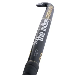 The Indian Maharadja Gold 80 Goalie Bow hockeystick black gold< Hockeystick