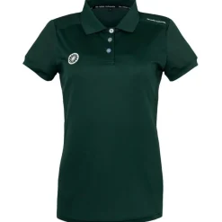 The Indian Maharadja Jaipur Performance Girls Polo hockeyshirt junior green< Hockeykleding
