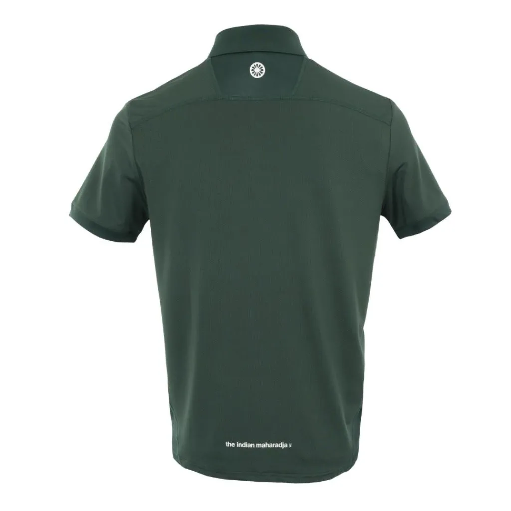 The Indian Maharadja Jaipur Performance Polo hockeyshirt junior green< Hockeykleding