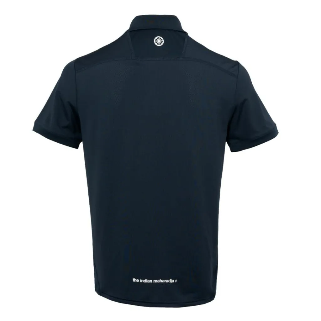 The Indian Maharadja Jaipur Performance Polo hockeyshirt junior navy< Hockeykleding