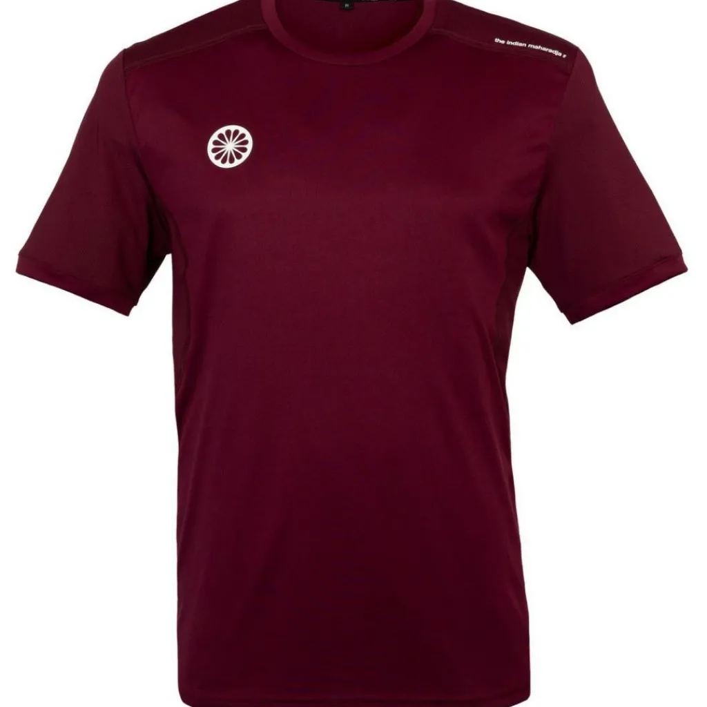Hockeykleding-The Indian Maharadja Jaipur Performance hockeyshirt heren bordeaux