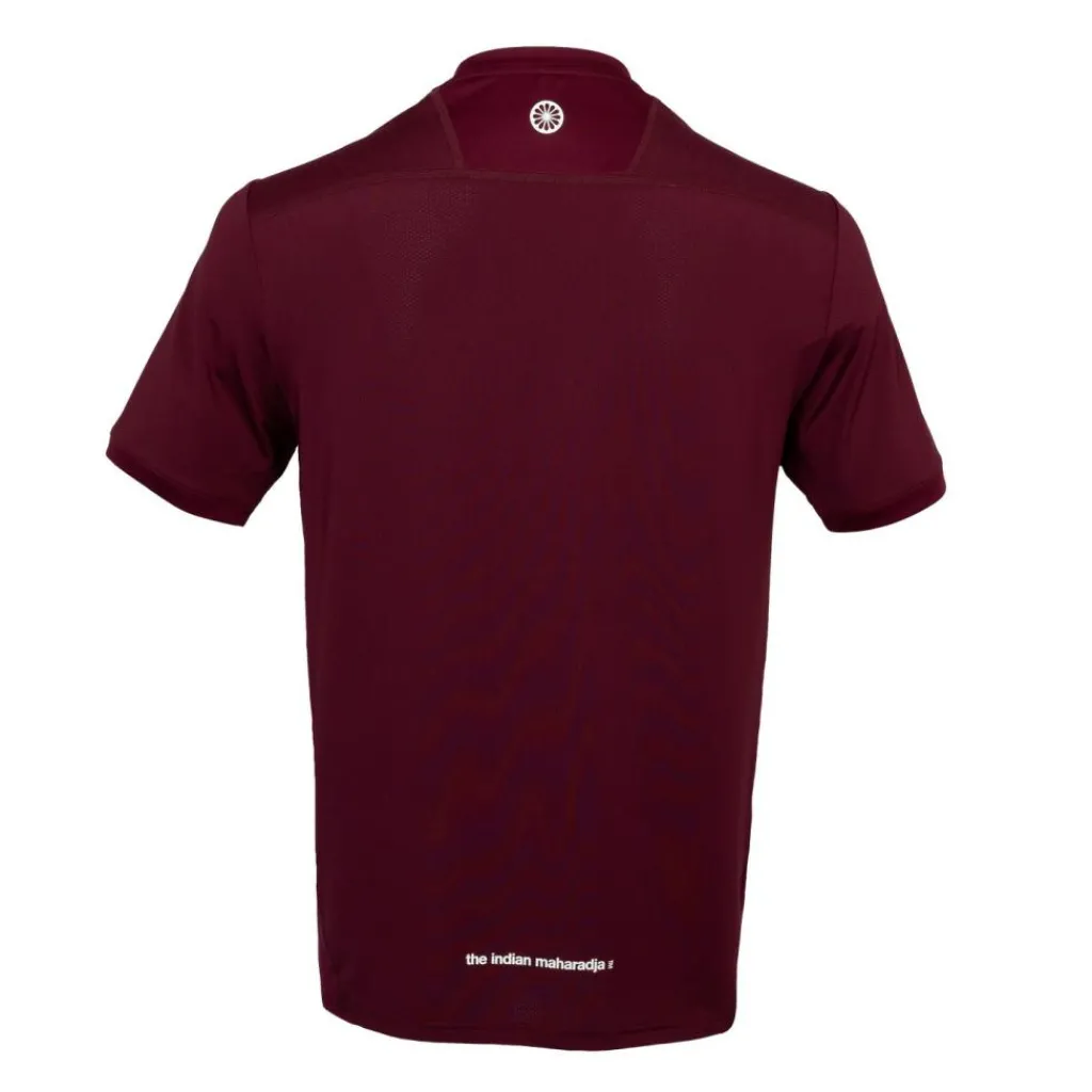 Hockeykleding-The Indian Maharadja Jaipur Performance hockeyshirt heren bordeaux