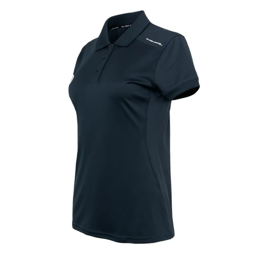 Hockeykleding-The Indian Maharadja Jaipur Performance Girls Polo hockeyshirt junior navy