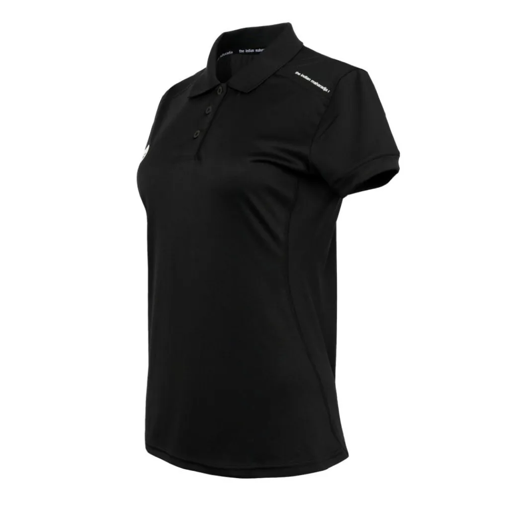Hockeykleding-The Indian Maharadja Jaipur Performance Girls Polo hockeyshirt junior black