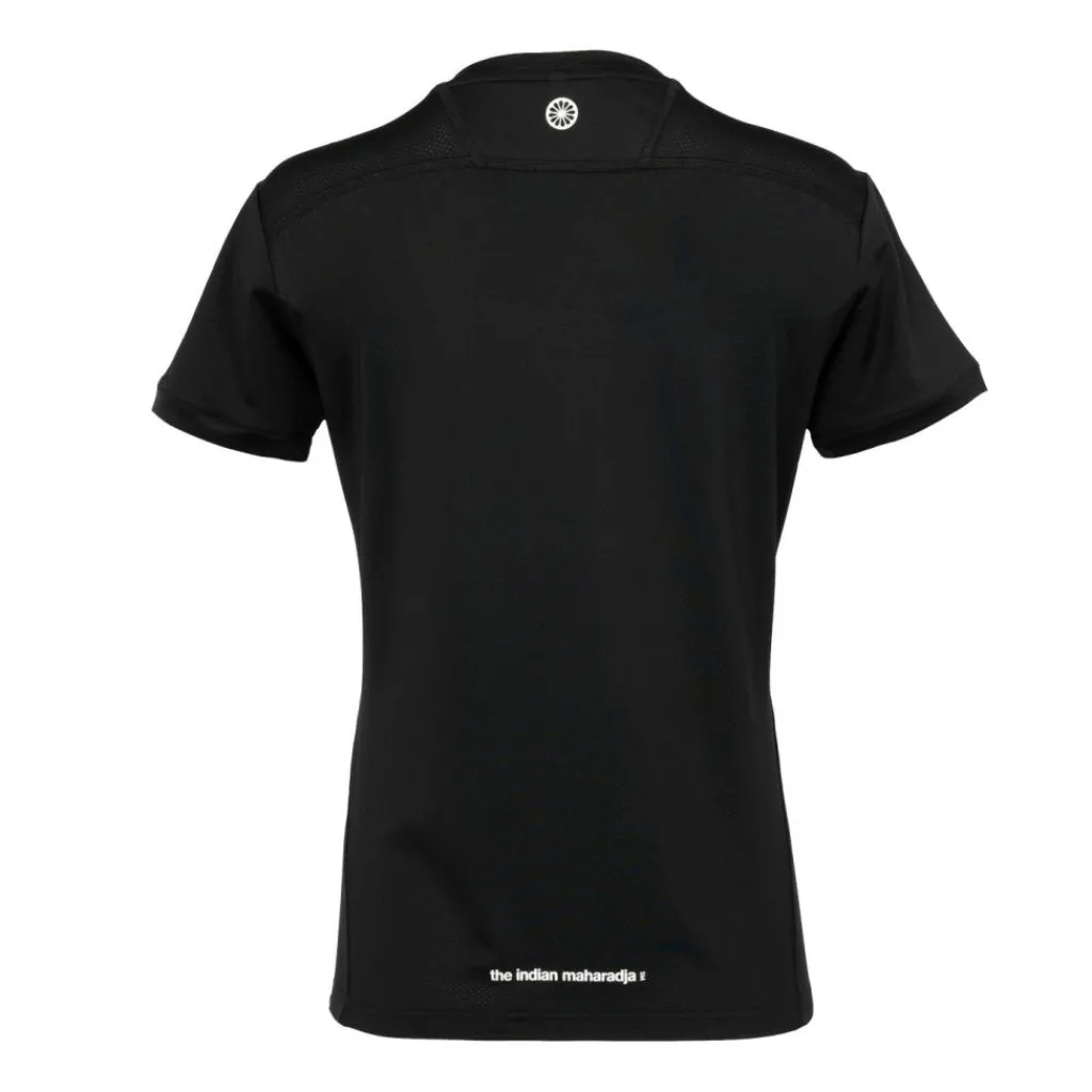 The Indian Maharadja Jaipur Performance Girls hockeyshirt junior black< Hockeykleding