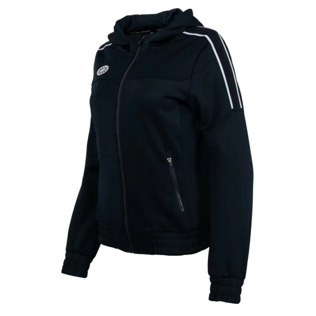 The Indian Maharadja Jaipur Performance Hooded trainingsjack junior navy< Hockeykleding