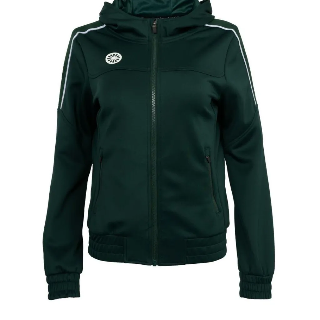 The Indian Maharadja Jaipur Performance Hooded trainingsjack junior green< Hockeykleding
