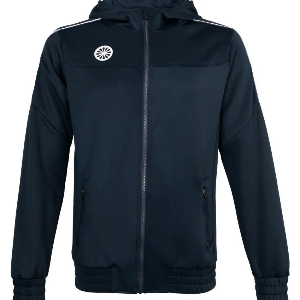 The Indian Maharadja Jaipur Performance Hooded trainingsjack heren navy< Hockeykleding