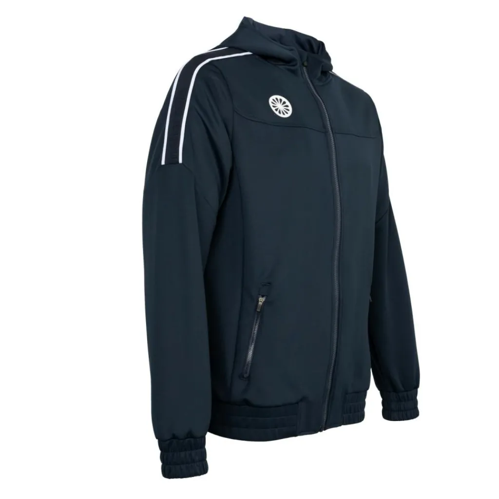 The Indian Maharadja Jaipur Performance Hooded trainingsjack heren navy< Hockeykleding