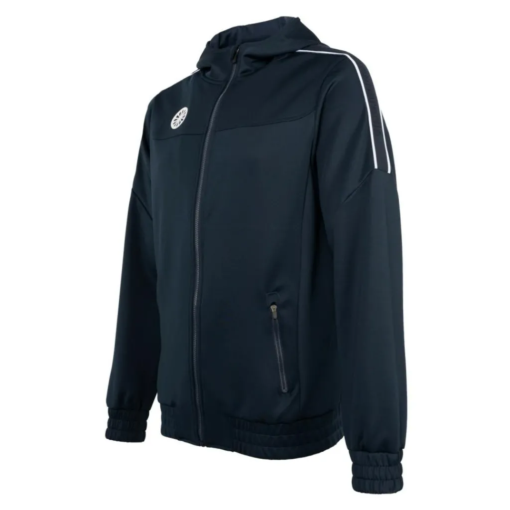 The Indian Maharadja Jaipur Performance Hooded trainingsjack heren navy< Hockeykleding