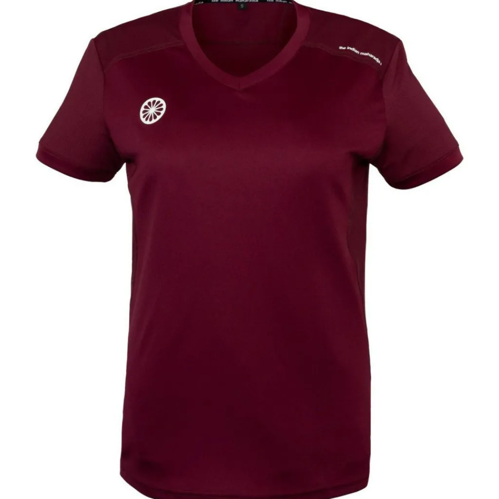 Hockeykleding-The Indian Maharadja Jaipur Performance Girls hockeyshirt junior bordeaux