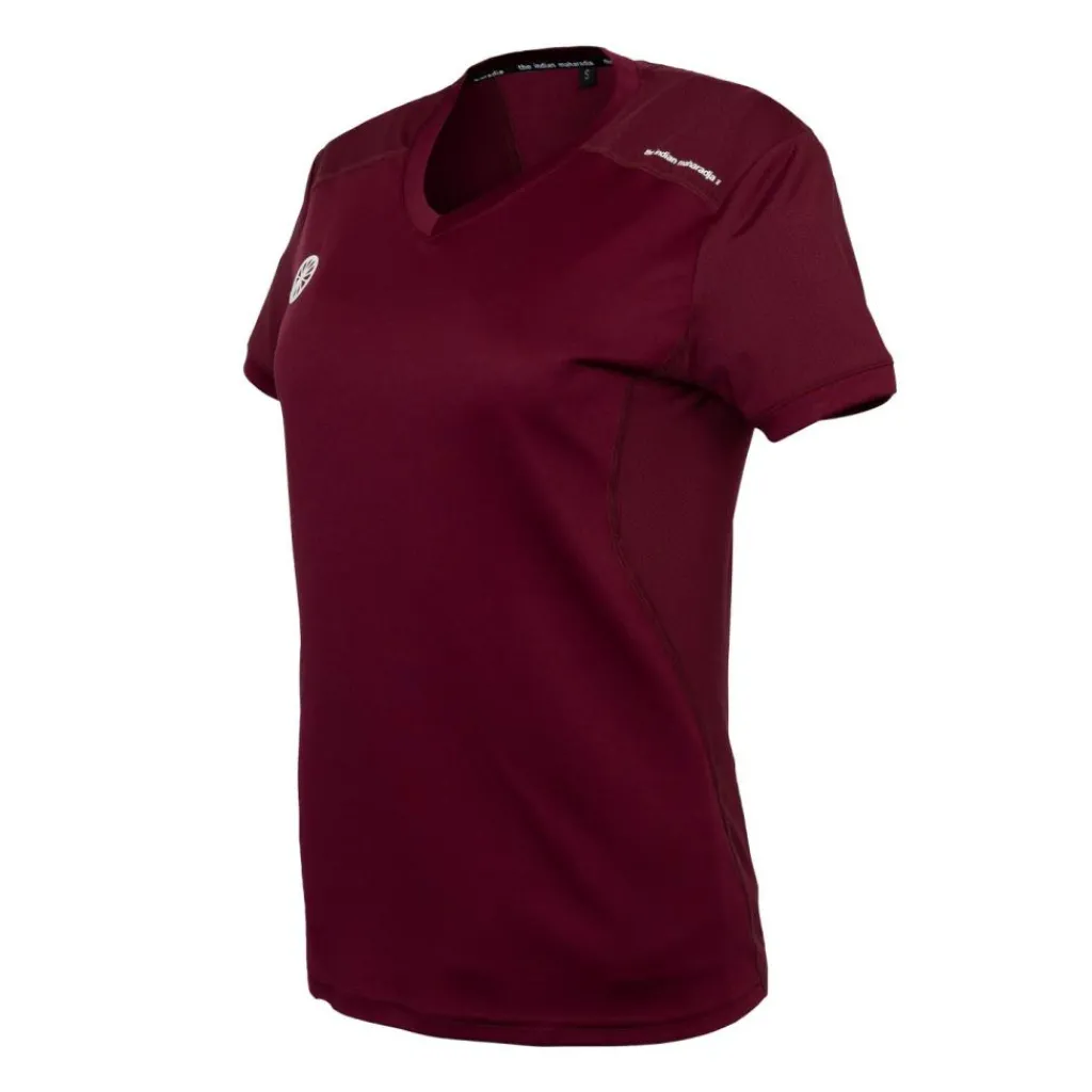 Hockeykleding-The Indian Maharadja Jaipur Performance Girls hockeyshirt junior bordeaux