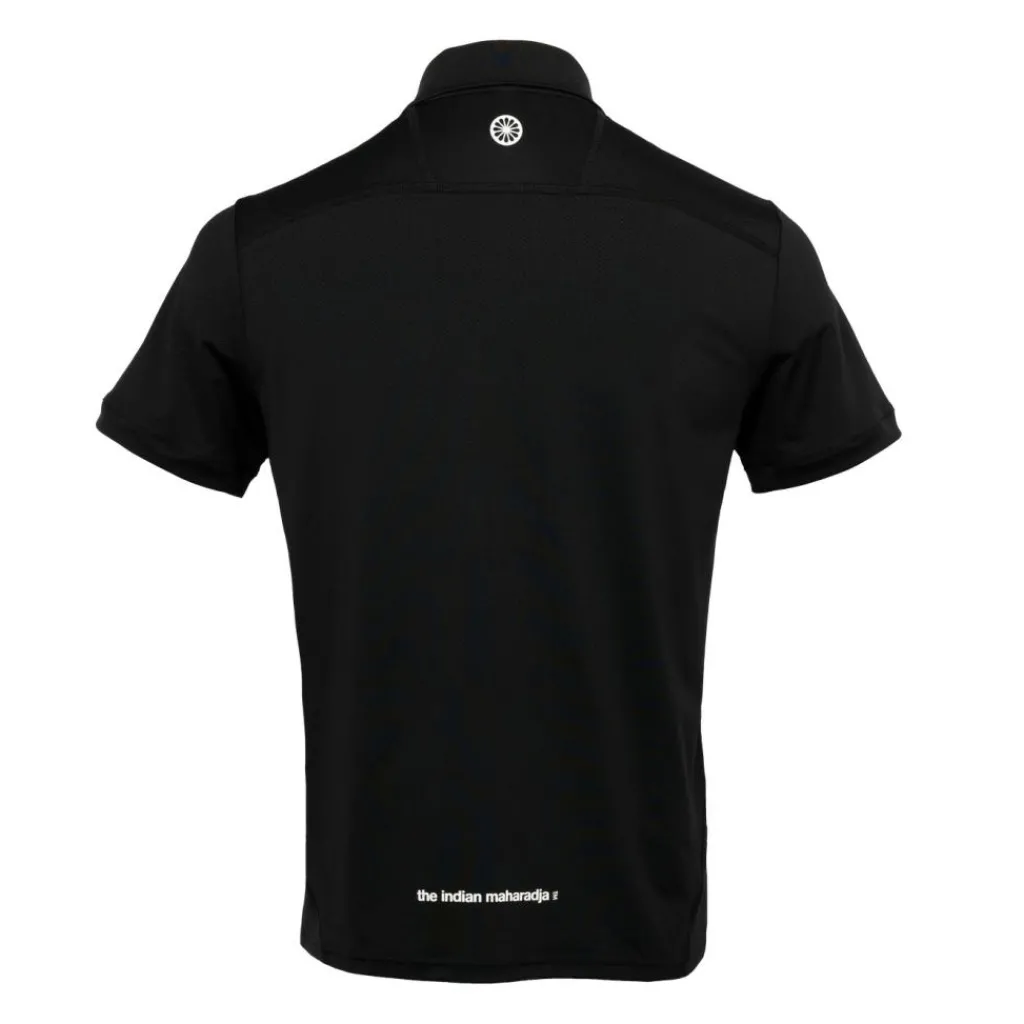 The Indian Maharadja Jaipur Performance Polo hockeyshirt junior black< Hockeykleding