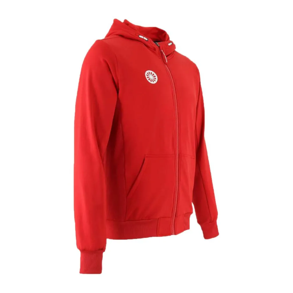 Tenniskleding-The Indian Maharadja Kadiri Hooded trainingsjack heren red