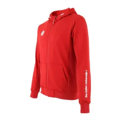 Tenniskleding-The Indian Maharadja Kadiri Hooded trainingsjack heren red