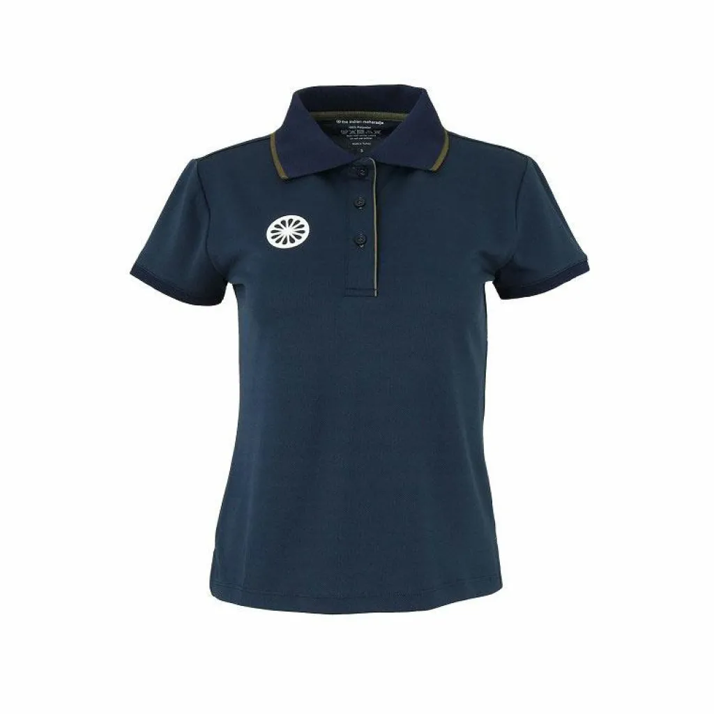 The Indian Maharadja Kadiri Pique tennispolo dames navy< Tenniskleding