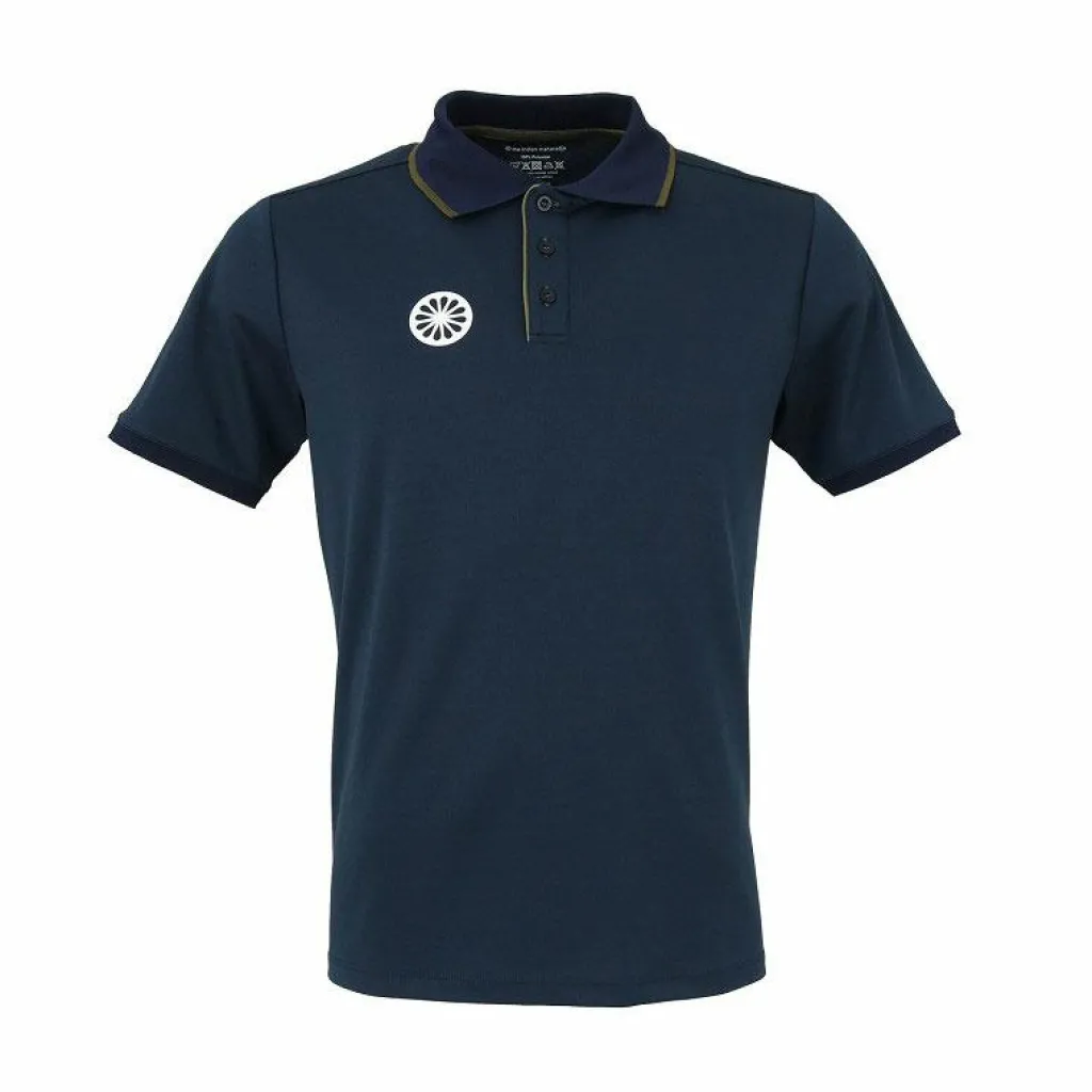 The Indian Maharadja Kadiri Pique tennispolo heren navy< Tenniskleding