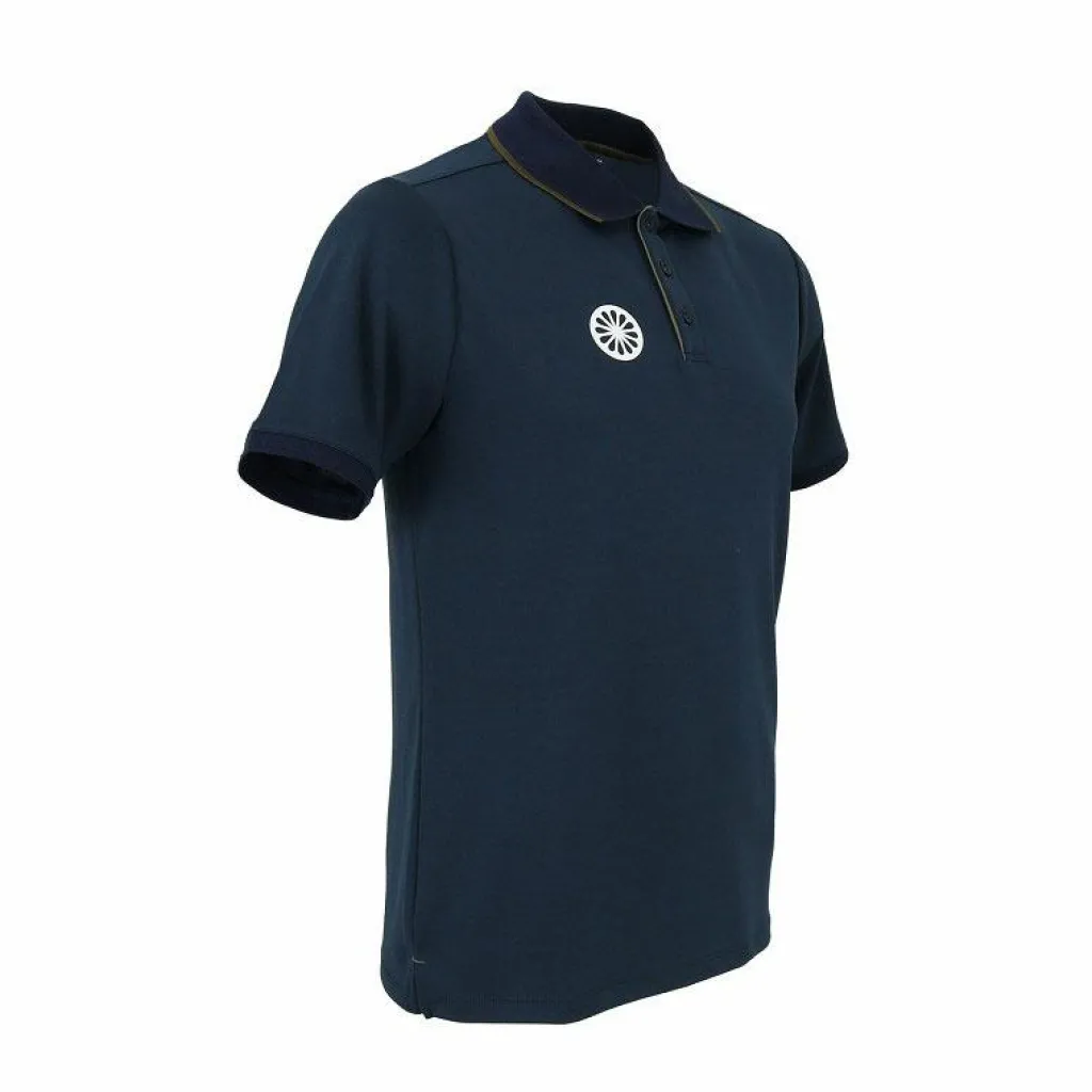 The Indian Maharadja Kadiri Pique tennispolo heren navy< Tenniskleding