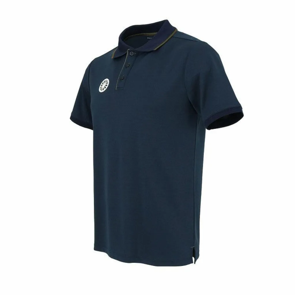 The Indian Maharadja Kadiri Pique tennispolo heren navy< Tenniskleding