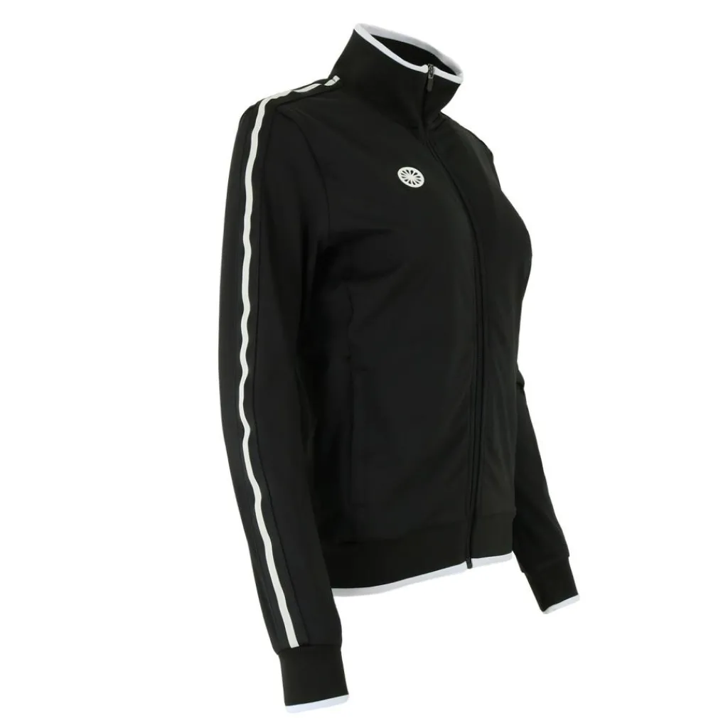 Tenniskleding-The Indian Maharadja Kadiri trainingsjack dames black