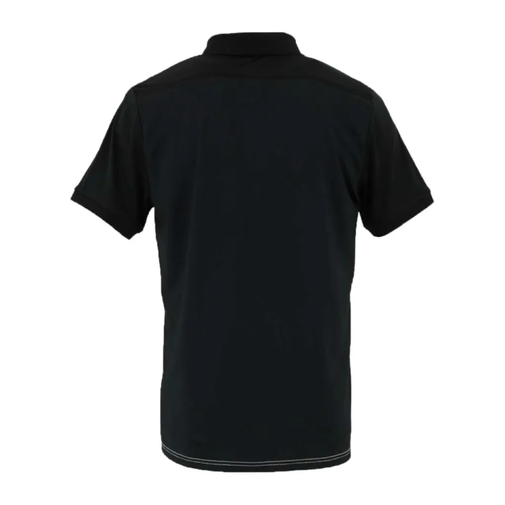 The Indian Maharadja Kadiri 23 tennispolo heren black< Tenniskleding