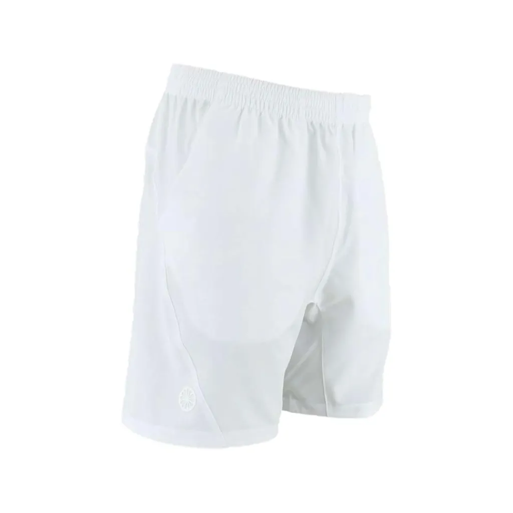 Tenniskleding-The Indian Maharadja Kadiri 7 inch tennisshort heren white