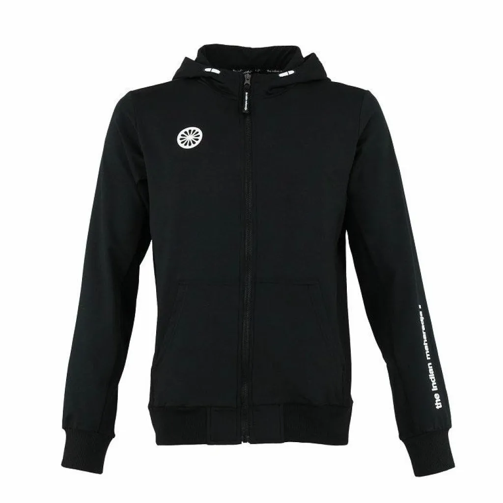 Tenniskleding-The Indian Maharadja Kadiri Hooded trainingsjack heren black