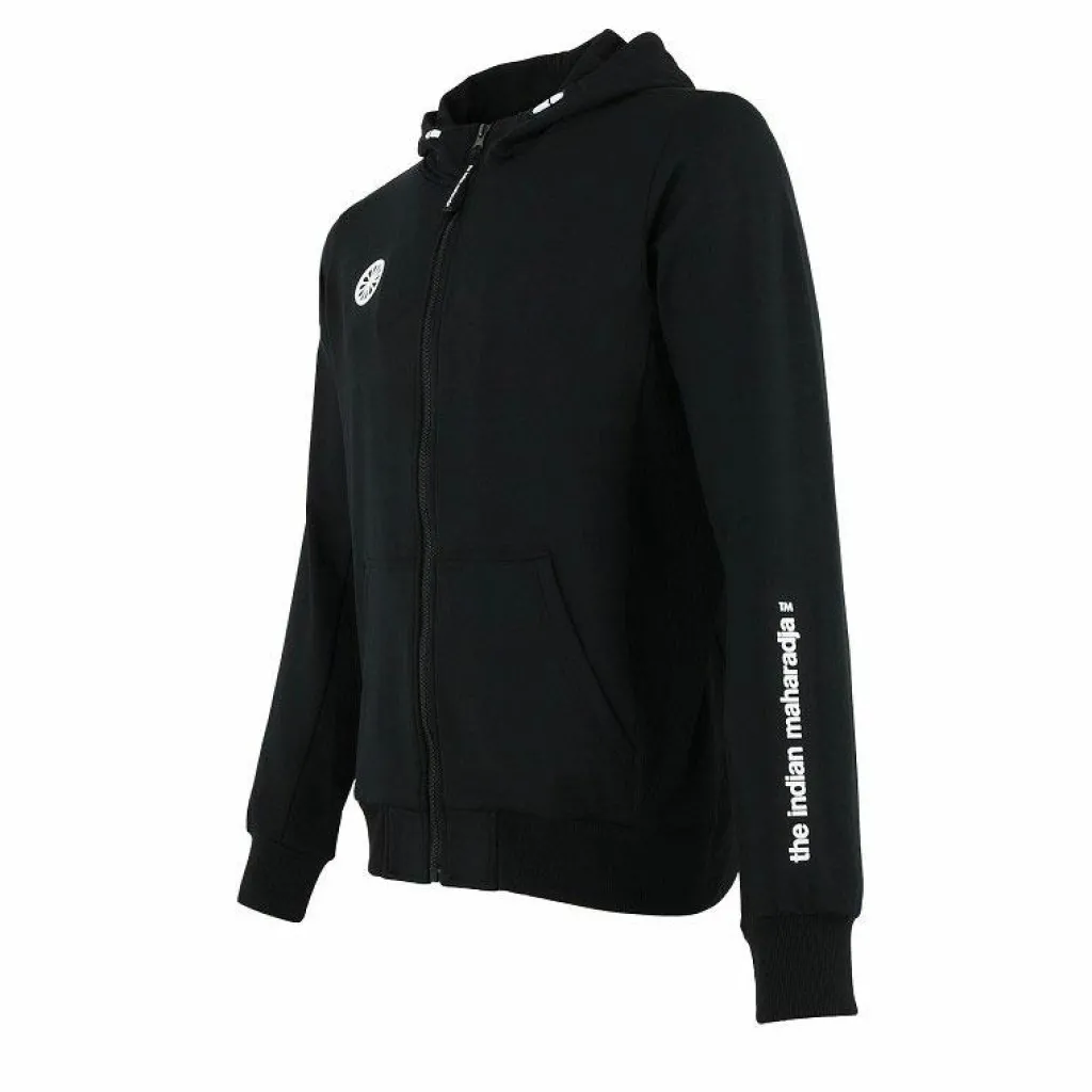 Tenniskleding-The Indian Maharadja Kadiri Hooded trainingsjack heren black