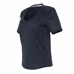 Tenniskleding-The Indian Maharadja Kadiri Jacquard Mono tennisshirt dames navy