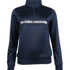 Hockeykleding-The Indian Maharadja Poly Terry Half Zip hockeytrui dames navy