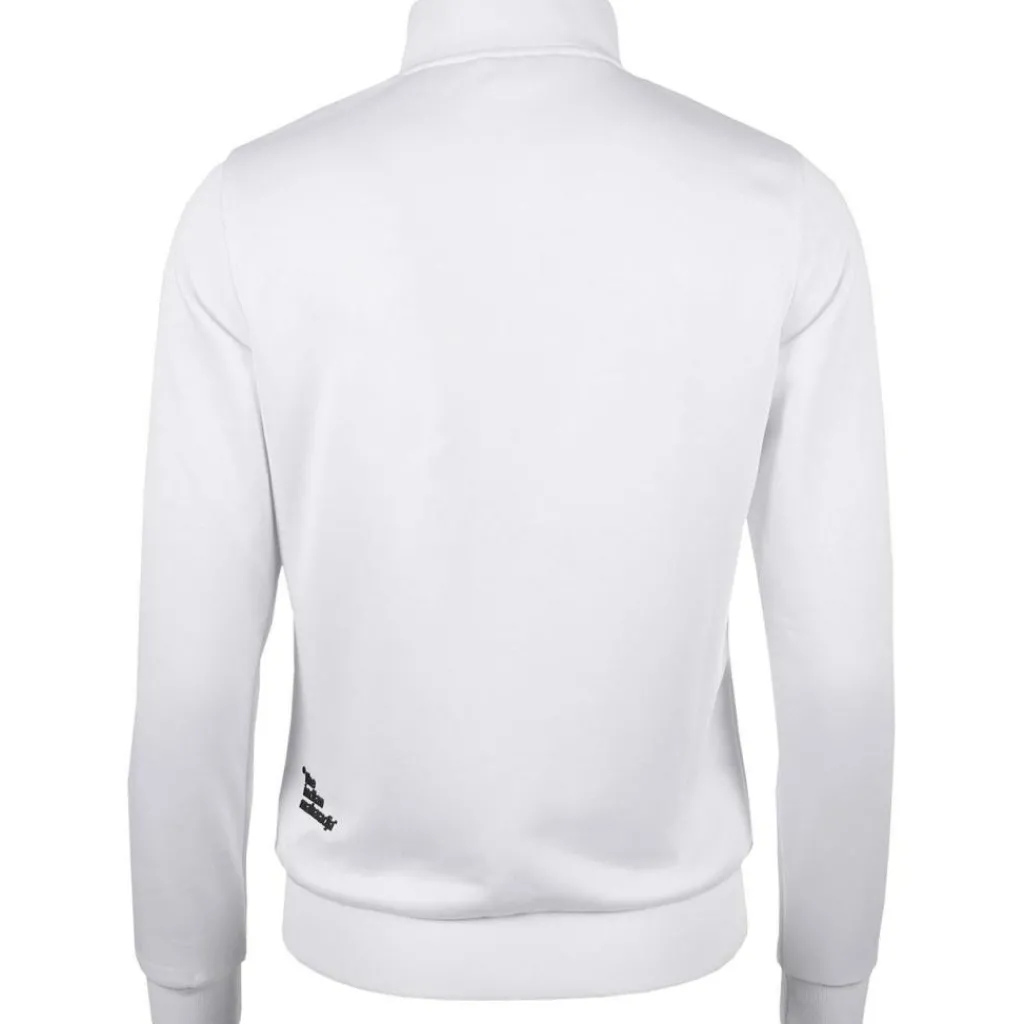 The Indian Maharadja Poly Terry Half Zip hockeytrui dames white< Hockeykleding