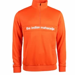 Hockeykleding-The Indian Maharadja Poly Terry hockeytrui heren orange