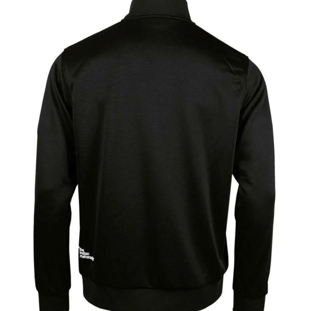 The Indian Maharadja Poly Terry Half Zip hockeytrui heren black< Hockeykleding