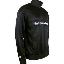 The Indian Maharadja Poly Terry Half Zip hockeytrui heren black< Hockeykleding