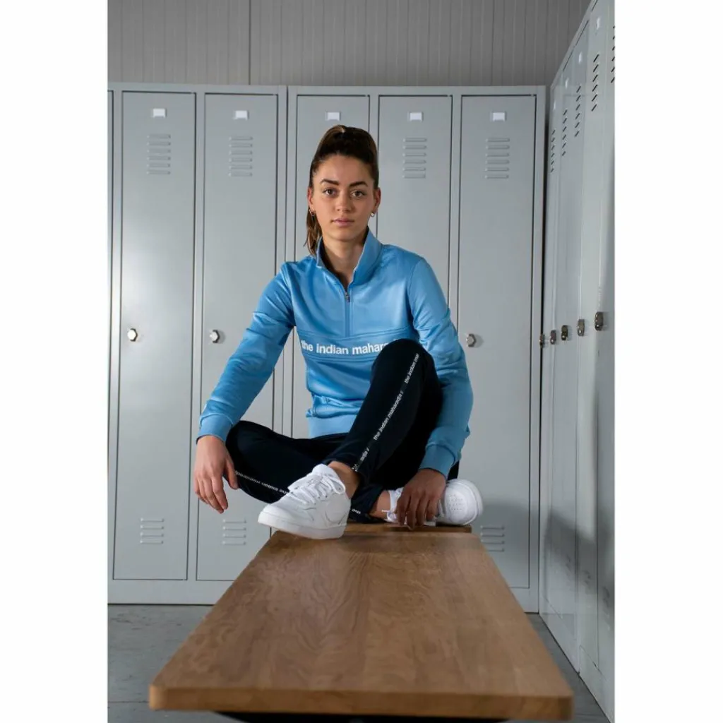 The Indian Maharadja Poly Terry hockeytrui dames blue< Hockeykleding