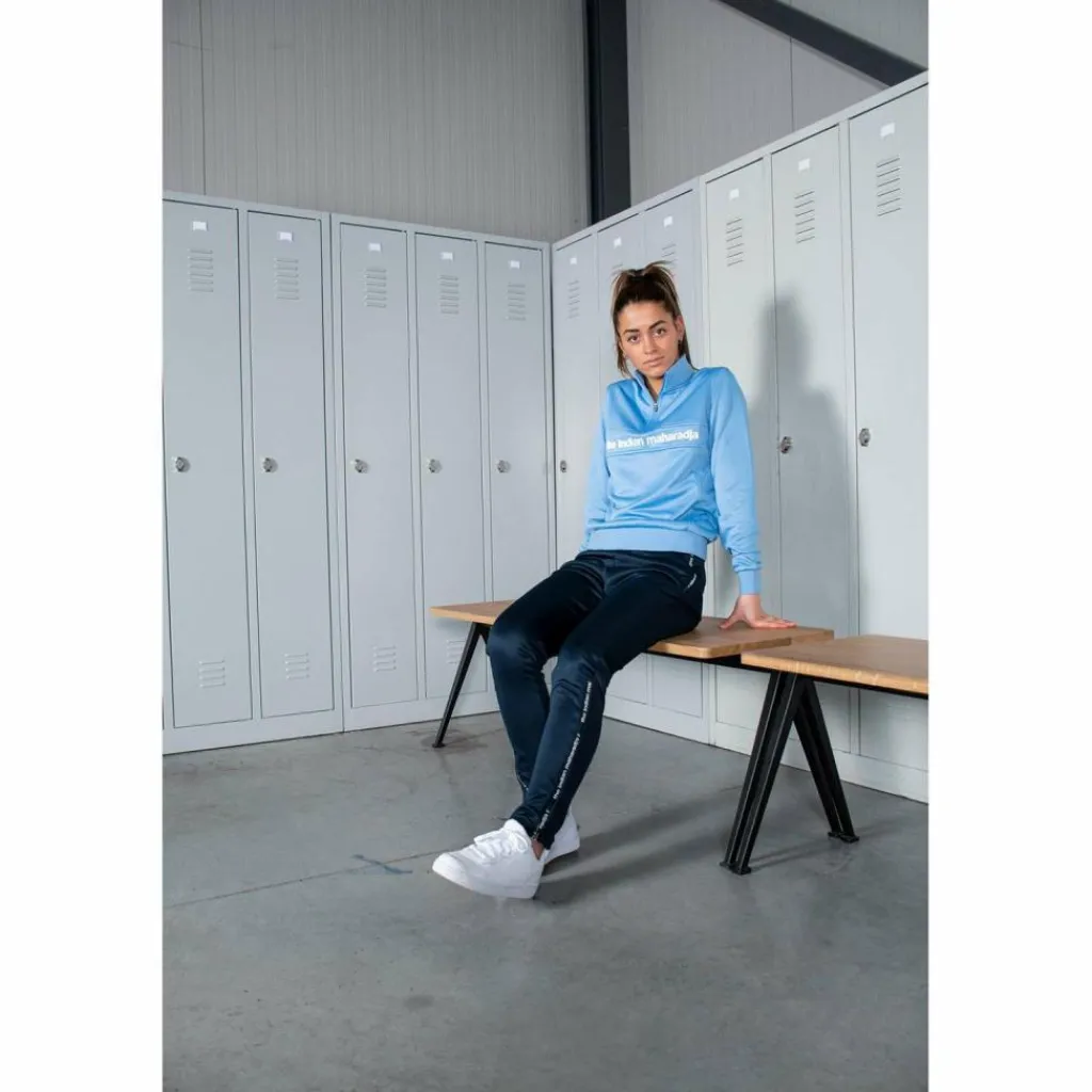 The Indian Maharadja Poly Terry hockeytrui dames blue< Hockeykleding