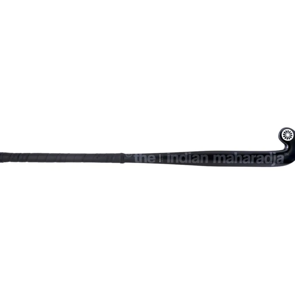 Hockeystick-The Indian Maharadja PRO Low Bow zaalhockeystick junior black