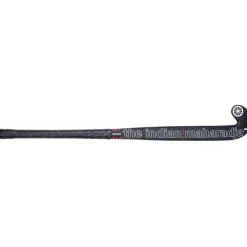 Hockeystick-The Indian Maharadja Red Mid Bow zaalhockeystick junior mulberry wood black white red