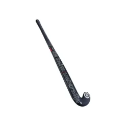 Hockeystick-The Indian Maharadja  Red Mid Bow zaalhockeystick junior mulberry wood black white red