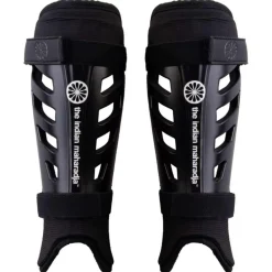 Hockey Bescherming-The Indian Maharadja Shinguard Washable scheenbeschermers junior black