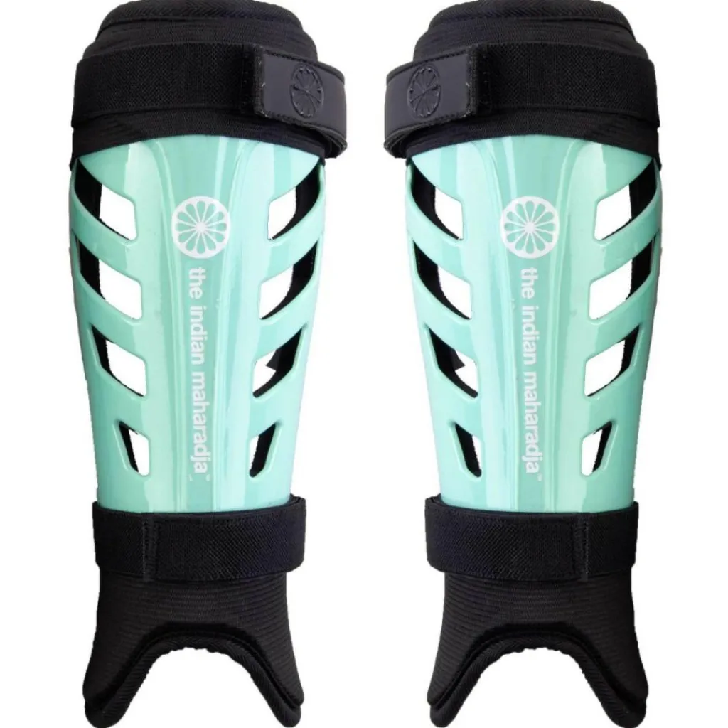 The Indian Maharadja Shinguard Washable scheenbeschermers junior mint< Hockey Bescherming