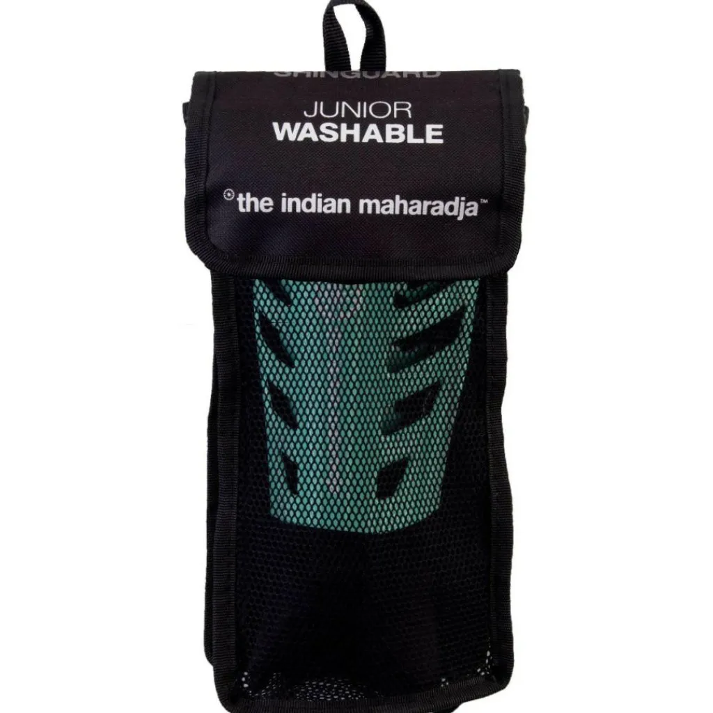 The Indian Maharadja Shinguard Washable scheenbeschermers junior mint< Hockey Bescherming