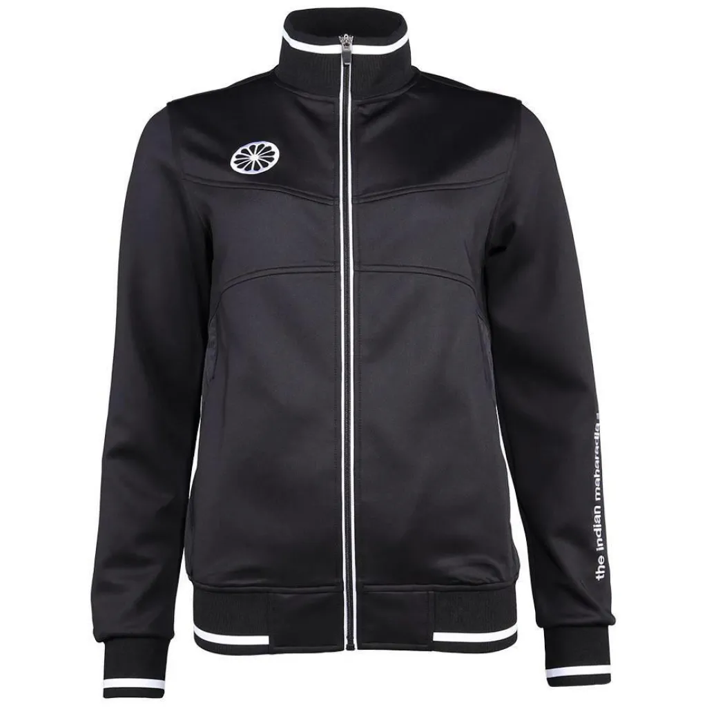 The Indian Maharadja Tech trainingsjack dames black< Hockeykleding