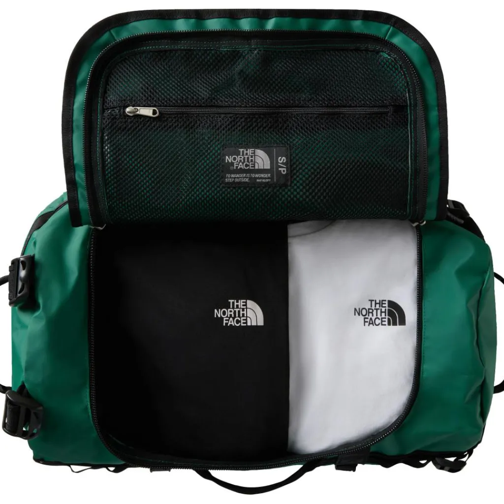 The North Face Base Camp S reistas 50 liter evergreen TNF black< Reistassen