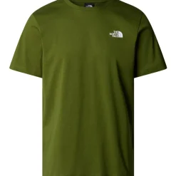 Outdoor Shirt-The North Face Box NSE shirt heren woodland green TNF black