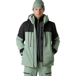 The North Face  Chakal winterjas heren slate moss TNF black< Ski Jassen|Wintersport