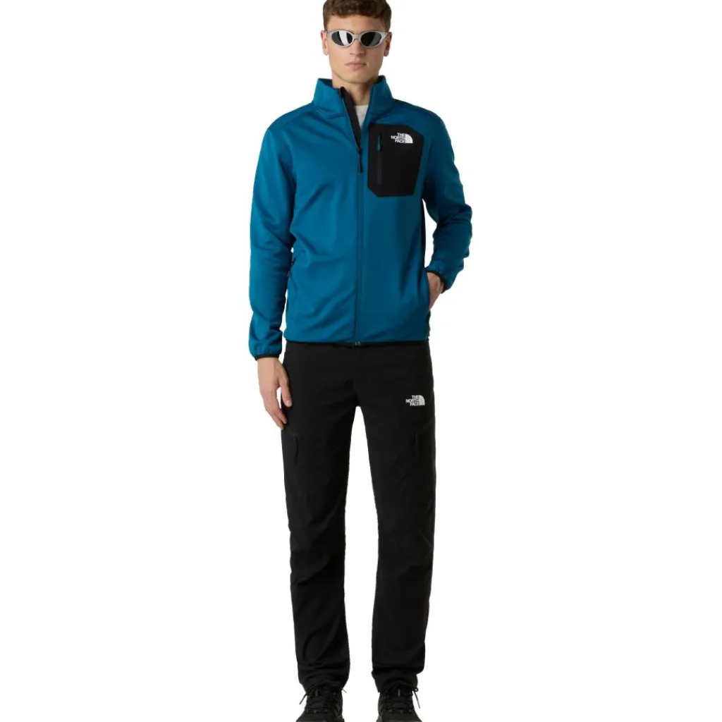 The North Face Crest FZ Fleece vest heren mineral ink< Fleece Vest